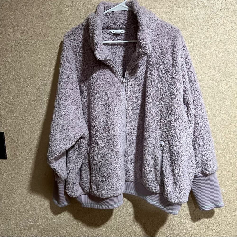 Athleta Tugga Sherpa Jacket - 3X - Shasta Purple - Picture 2 of 14
